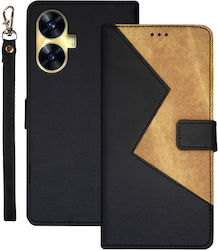 Realme C55 Idewei PU Foldable Series V5 Case with Stand, Card Slots, Magnetic Closure, Flip Wallet, Synthetic Leather and TPU Interior Realme C55 Idewei PU Foldable Series V5 Case with Stand, Card Slots, Magnetic Closure, Flip Wallet, Synthetic Leather and TPU Interior