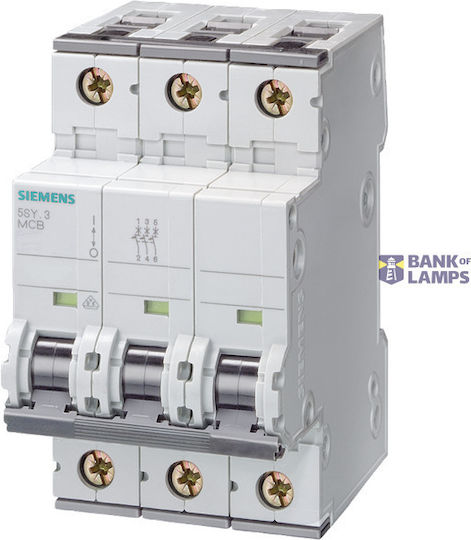 Miniature Circuit Breaker 400 V 6 Ka 3-pole C 16 A D=70 Mm