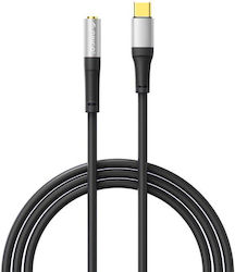 Orico Audio Cable 3.5mm Male - 3.5mm Female Black 0.5m with Gold-Plated Terminals AXC-02
