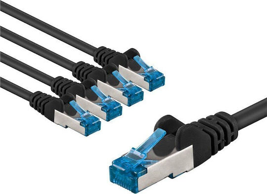 Goobay S/FTP Cat.6 (Gigabit) Ethernet Network Cable 5m Black