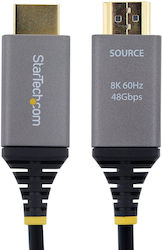 StarTech HDMI 2.1 HDMI male - HDMI male 2m Μαύρο