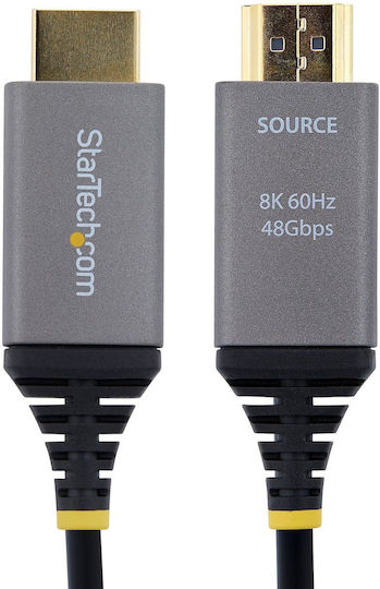StarTech HDMI 2.1 Καλώδιο HDMI male - HDMI male 2m Μαύρο