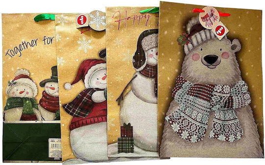 XMASfest Paper Christmas Gift Bag 33x13x45cm (Various Designs/Colors)