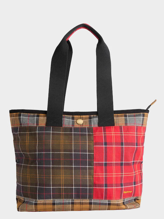 Mya Patchwork Fabric Women's Tote Bag Multicolour