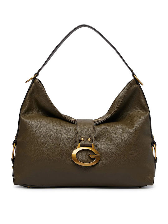 Guess Camden Damen-Schultertasche Olive
