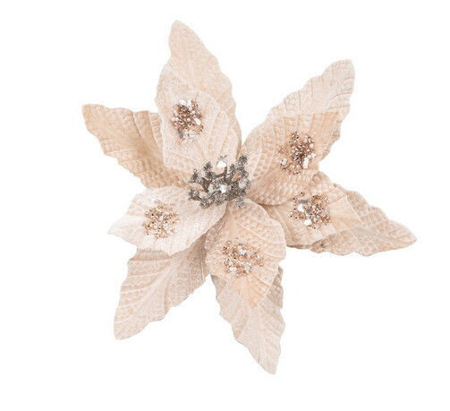 Lianos Χριστουγεννιάτικο Διακοσμητικό Λουλούδι Μήκους 30εκ.