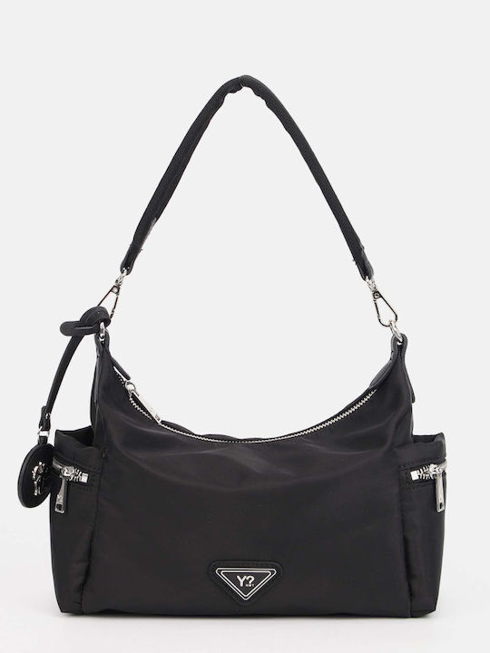 Y Not? Women's Black Hobo Bag