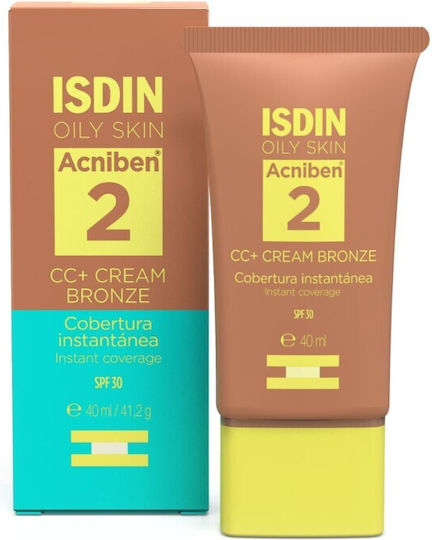 Acniben CC Ενυδατική Κρέμα Προσώπου Ημέρας με SPF30 κατά των Ατελειών 40ml