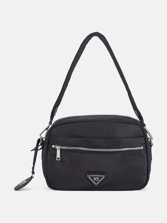 Y Not? Women's Shoulder / Crossbody Bag Black
