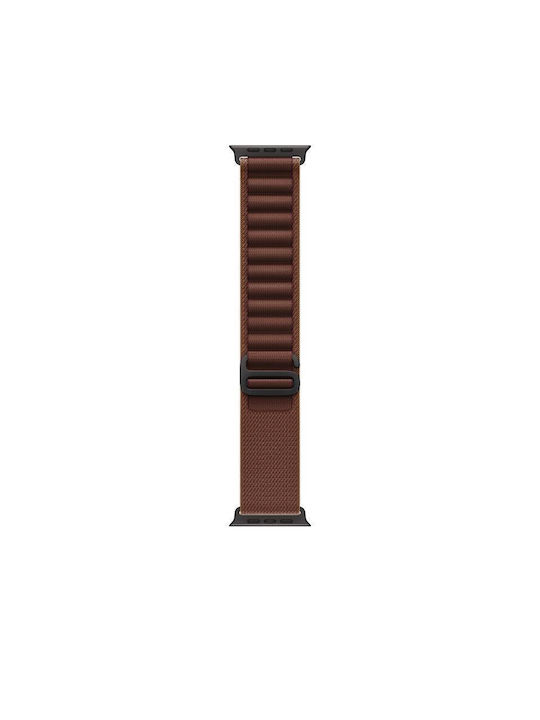 Alpine Loop - Large Λουράκι Υφασμάτινο Burgundy - Black Titanium (Apple Watch 49mm) MKF24ZM/A