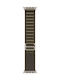 Alpine Loop - Medium Λουράκι Υφασμάτινο Dark Olive - Natural Titanium Finish (Apple Watch 49mm) MK7A4ZM/A