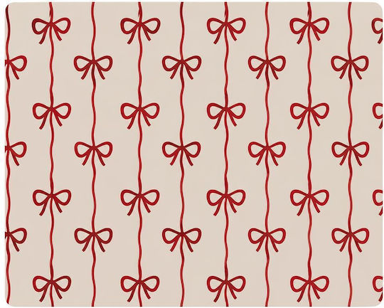 Next Weihnachtliches Tischset aus Kunststoff Beige 45 x 30 cm
