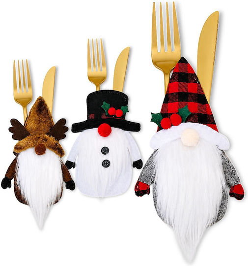 XMASfest Set Weihnachtsbesteckhüllen 16,5 x 11 cm, 10 Stück