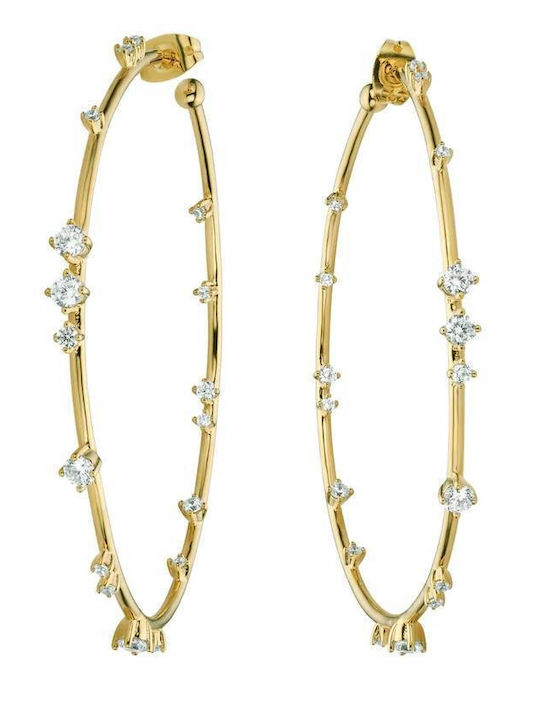 Mya Bay Hoops Earrings Gold Bo-23