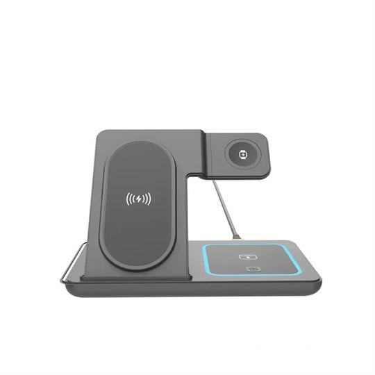 Lamtech Безжично зарядно устройство (Qi Pad) 15W, черно (LAM981203)