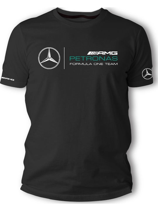 Tstudio Mercedes Amg Petronas F1 T-shirt Черен