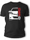 Tstudio Toyota Yaris Neues Modell T-Shirt Schwarz