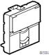 Faceplate Mosaic Single Systimax Connector 2 Modules White