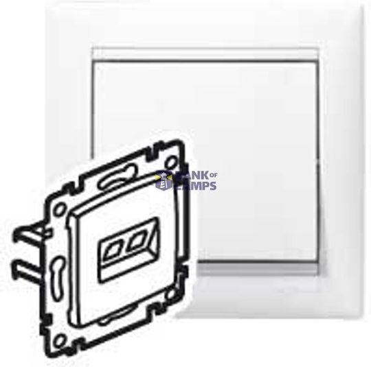 Rj45 Socket Category 5e Utp 1 Output White