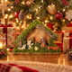 Small Wooden Manger 22x9x16 cm