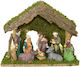 Small Wooden Manger 23x9x23 cm 8 Pieces