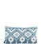 Pernă de Crăciun cu Model Geometric Albastru 50x30 cm Kaemingk Km-615668-1