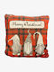 Christmas Entry Pillow 45x45cm Star Str-68700-2