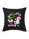 Christmas Meme Six Seven 67 Sofa Pillow Black 100% Cotton Filling Included 50x50cm