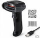 Qoltec Handheld-Scanner mit Linearer Bildgeber (1D) Barcodes