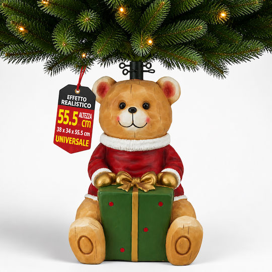 Bakaji Weihnachtsbaumständer Teddybär 38x34x55,5 cm 02002574