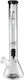 Black Leaf Ice Bong Beaker 4-arm Percolator Black