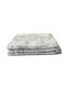 To megalo pazari Chenille Überwürfe-Set 3 Stück Grau Beige