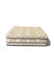 To megalo pazari Chenille Throw Set 3 Pcs Beige