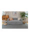 Mc Decor Herr Zweisitzer-Sofaüberwurf Chenille 180x240 cm Grau
