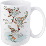 Koupakoupa Weihnachtlicher Keramikbecher Zwerge...