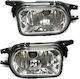 Mercedes C W203 S203 00-07 Halogen Stânga + Dreapta Set de 2 Bucăți