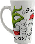 Koupakoupa Weihnachtlicher Keramikbecher Weiß 4...