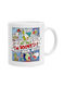Koupakoupa My Day Grinch Weihnachtlicher Keramikbecher Weiß 330 ml