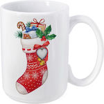 Koupakoupa Weihnachtlicher Keramikbecher Weiß 4...