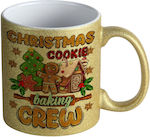 Koupakoupa Weihnachtlicher Keramikbecher Goldfa...
