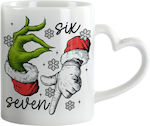 Koupakoupa Weihnachtliche Keramiktasse mit Herz...