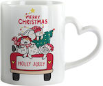 Koupakoupa Weihnachtlicher Keramikbecher Herzen...