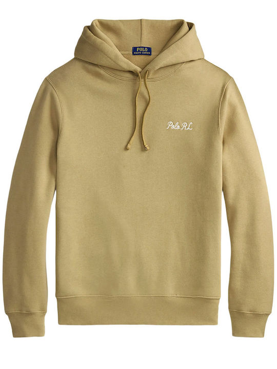 Φούτερ με Κουκούλα Beige/khaki