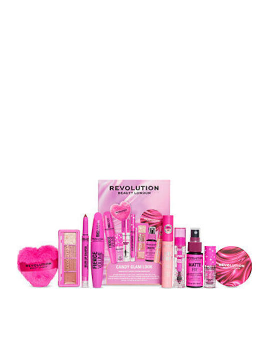 Revolution Beauty Candy Glam Look Σετ Μακιγιάζ για Πρόσωπο, Μάτια & Χείλη