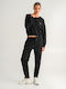 Jogginghose mit Bündchen Black