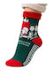 Admas Women's Non-Slip Socks Peanuts Snoopy Green