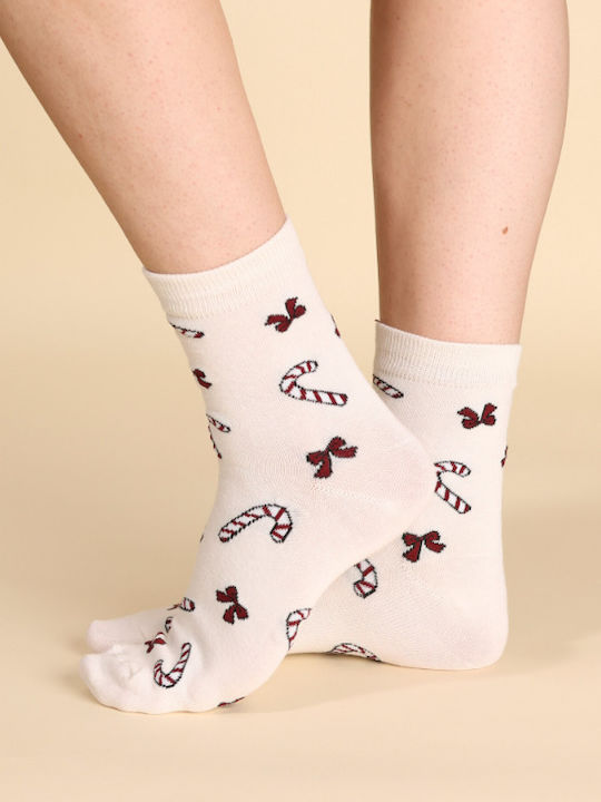 Noidinotte Christmas Socks Candy Natural