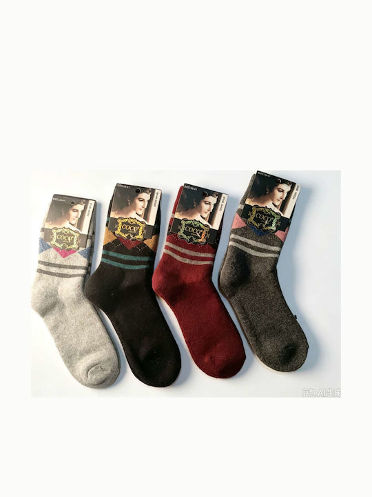 Coco&Hana Γυναικείες Κάλτσες Πολύχρωμες 4Pack