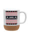 Koupakoupa Weihnachtlicher Keramikbecher Weiß 9 cm 330 ml (mit Personalisierung)