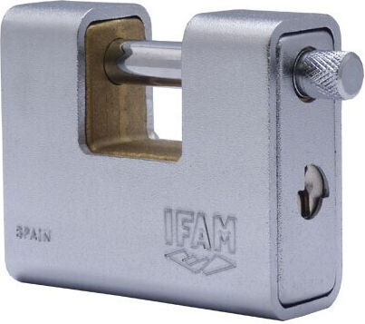 IFAM Steel Monoblock Padlock with Key 60mm